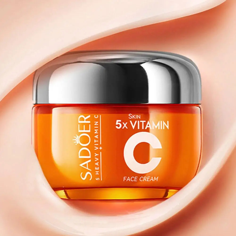 Vitamin C Skincare Travel Skincare Toner+ Serum+Face Cream Moisturizing Brightening Hydrating Facial Serum Face Care Set
