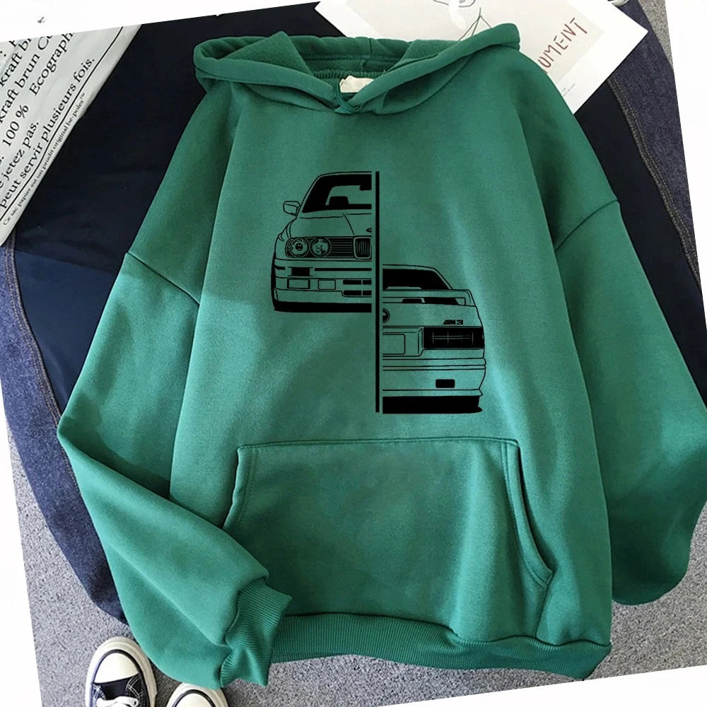 New Autumn Winter Car Hoodies Fashion Mens Stylish Cars Design Hooded Men Sweatshirts Hoody Man Purple Hip Hop Harajuku Hoodie