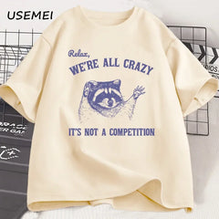 Relax Crazy Graphic Tee Men
