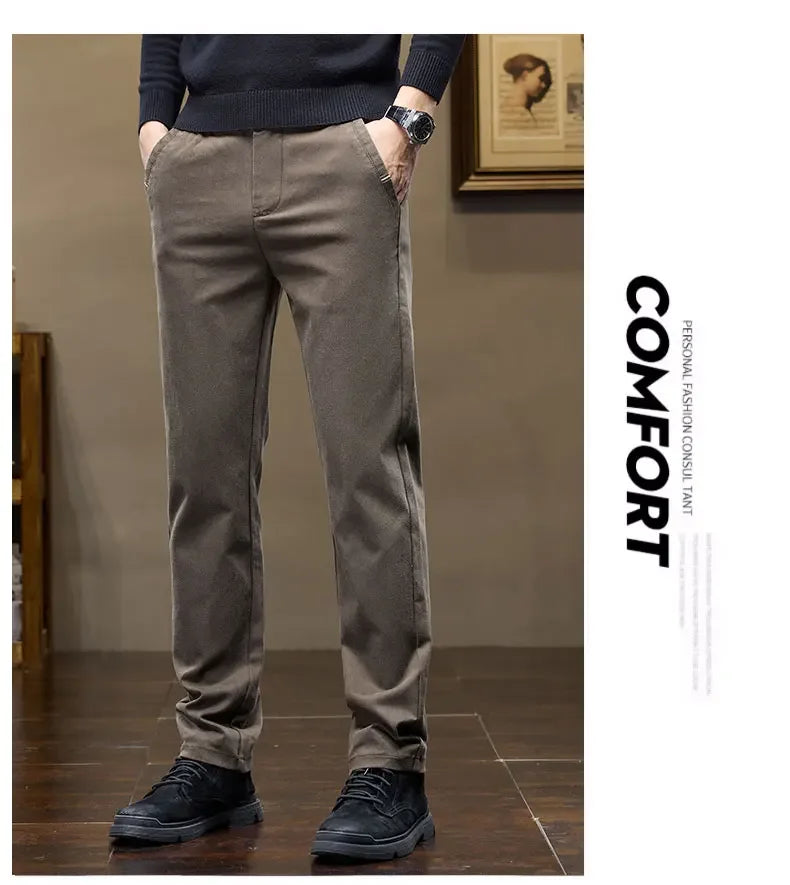 Winter Fleece Smart Casual Trousers