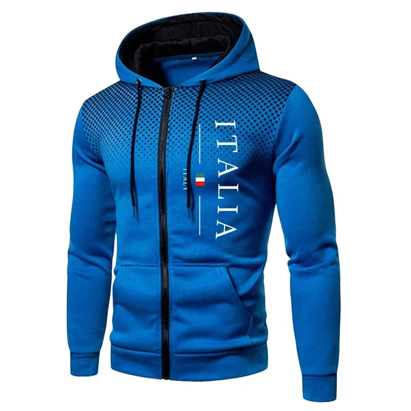 Autumn Winter Popular Men's Tracksuit Zipper Hoodie and Sweatpants Urban Casual Sporty Jogging Suit Male Daily Training Outfits