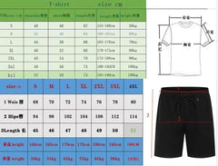 Men Summer Tiger Stripe 2 Piece Tracksuit Breathable Quick Dry Short Sleeve T Shirt Shorts Set Gym Running Sportswear