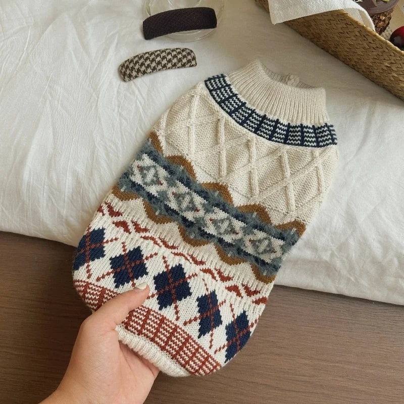 Dog Clothes Pet Sweater Knitted Pullovers Sweaters for Small Medium Dogs Chihuahua Puppy Pet Sweater Yorkshire Pure Dog Sweaters