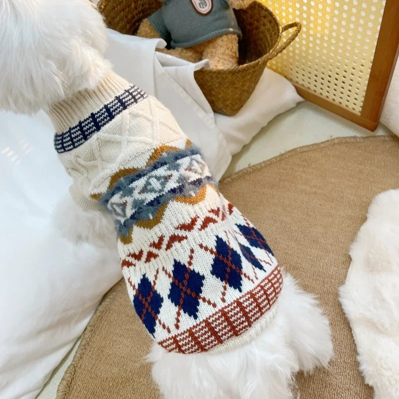 Dog Clothes Pet Sweater Knitted Pullovers Sweaters for Small Medium Dogs Chihuahua Puppy Pet Sweater Yorkshire Pure Dog Sweaters