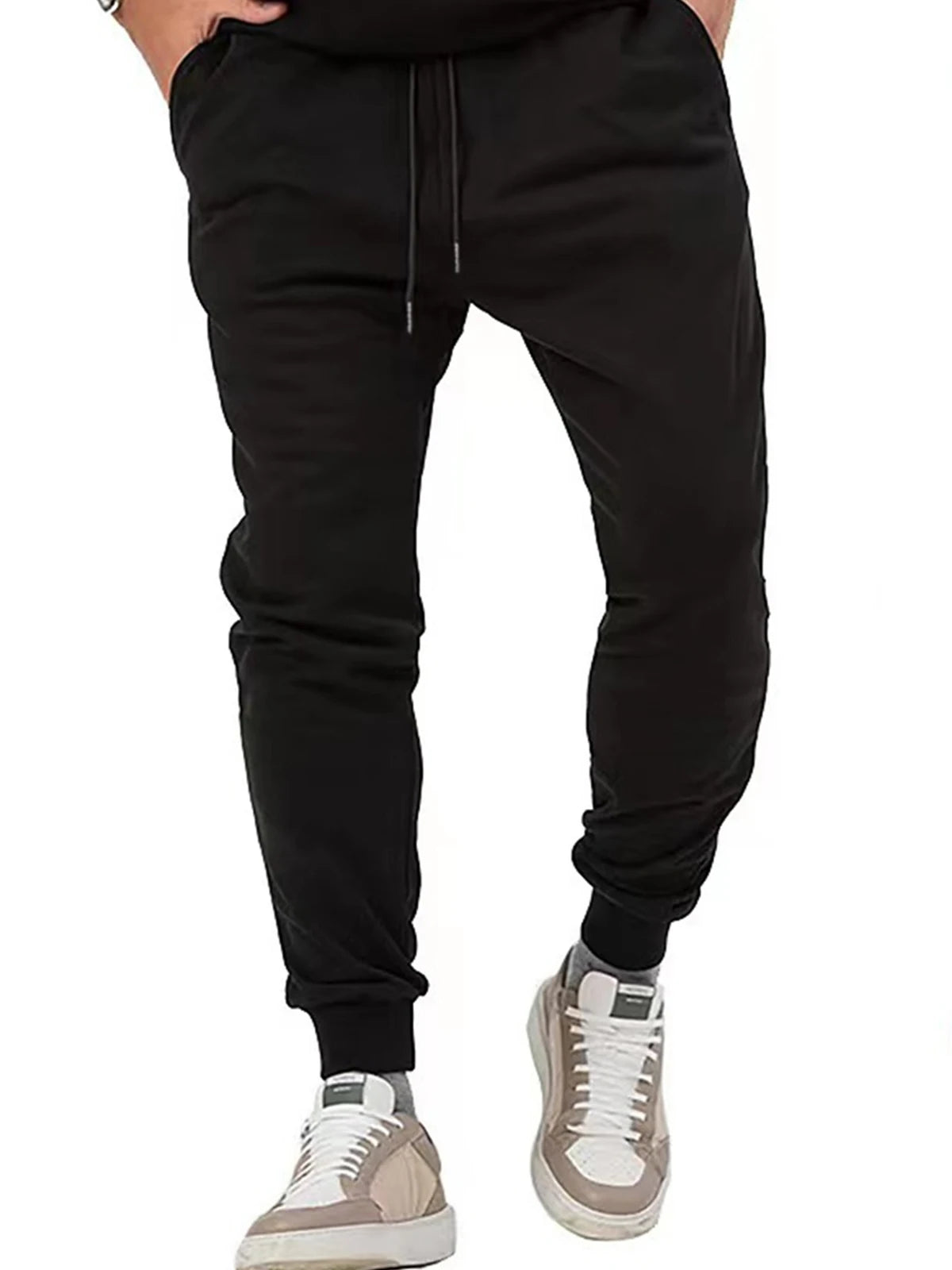 Black Men Sports Pants Running Trousers Workout Jogging Long Pants Gym Sport Joggers for Men Fitness Sweatpants Tracksuits