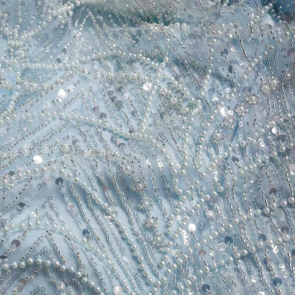 TITLE: Starlight Sequined Evening Gown Dress