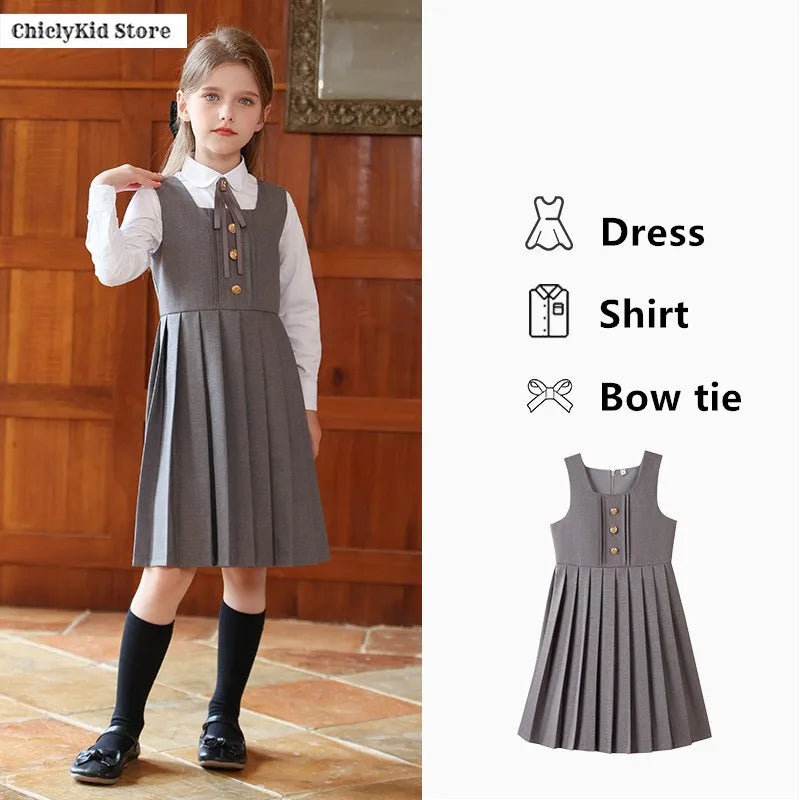 British Style Kids Vest Suit