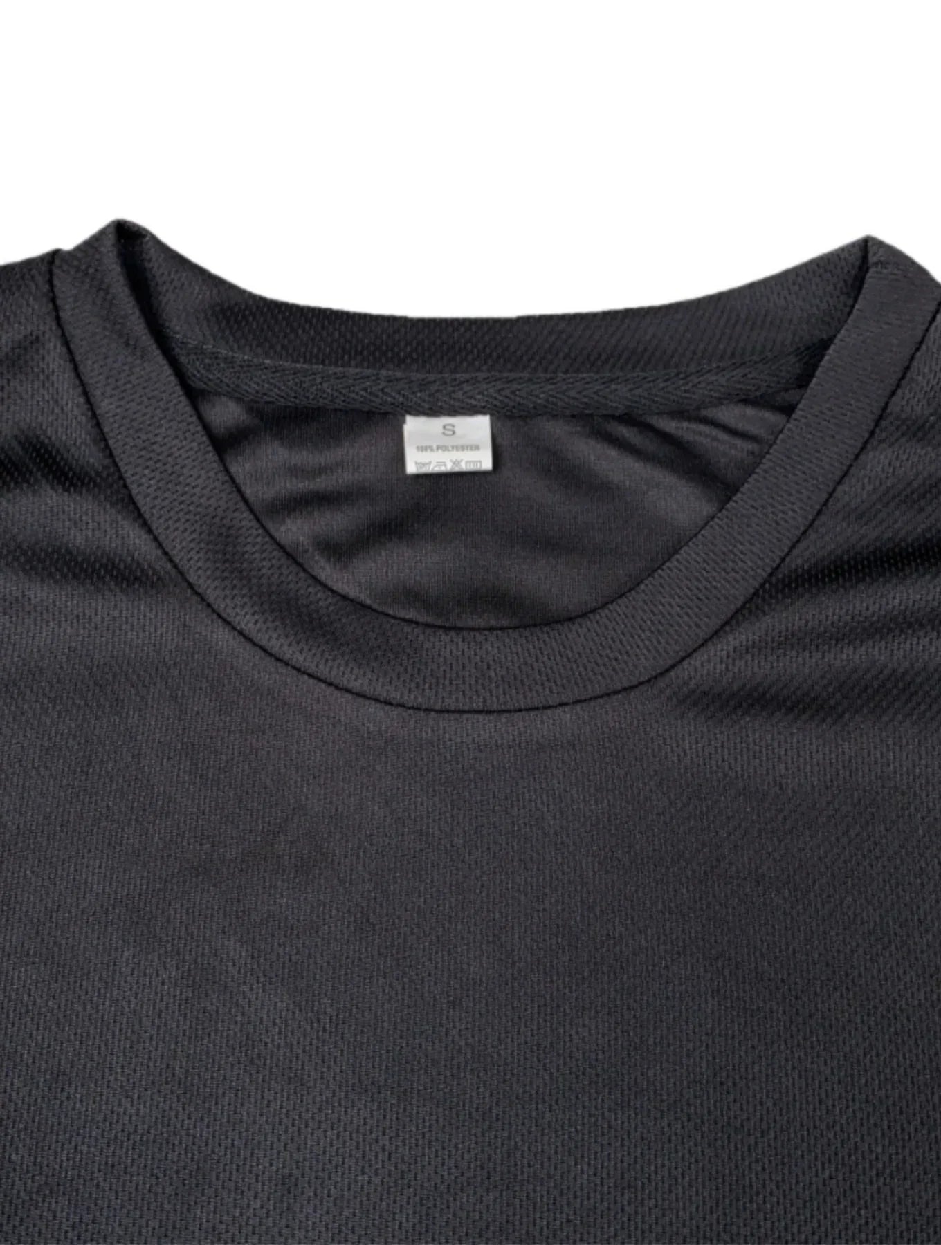 Men's letter-print T-shirt - Casual round-neck short-sleeved shirt - Striped sleeve sport shirt - Fashion T-shirt