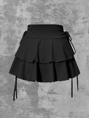 Modern High Waist Mini Skirt