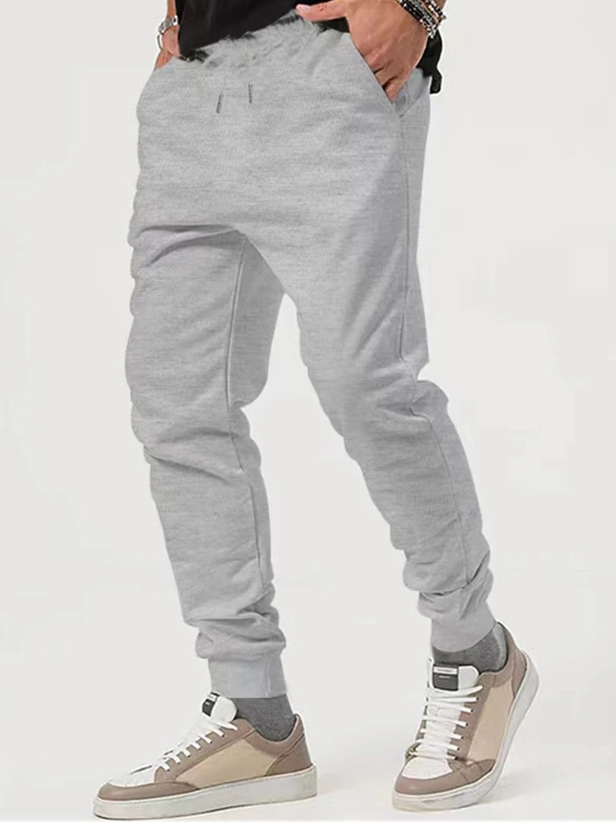 Black Men Sports Pants Running Trousers Workout Jogging Long Pants Gym Sport Joggers for Men Fitness Sweatpants Tracksuits