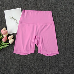 High Waist Naked Feeling Yoga Shorts for Women Fitness Running Shorts Cycling Sports Leggings Summer Workout Gym Running Shorts