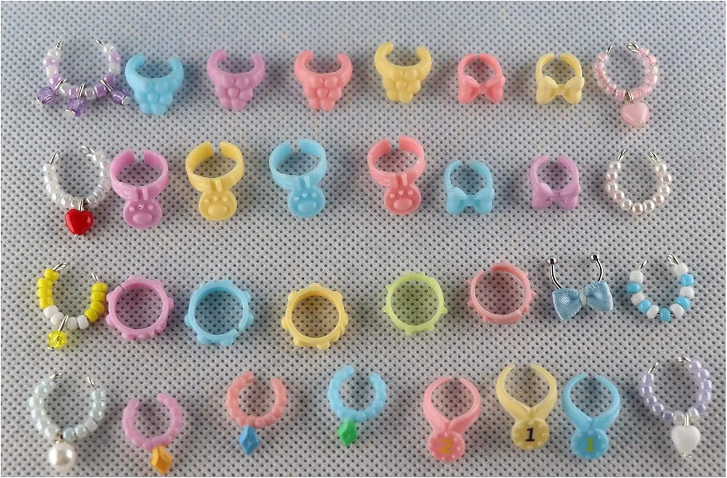 Pet Collars Accessories Random 15 PC Necklace Bowl Bone Hat Fit for Pets Shop Cat and Dog Deer Husky Kitten Puppy