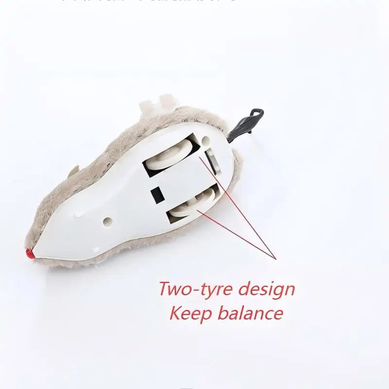 Lifelike Plush Running Mouse Toy