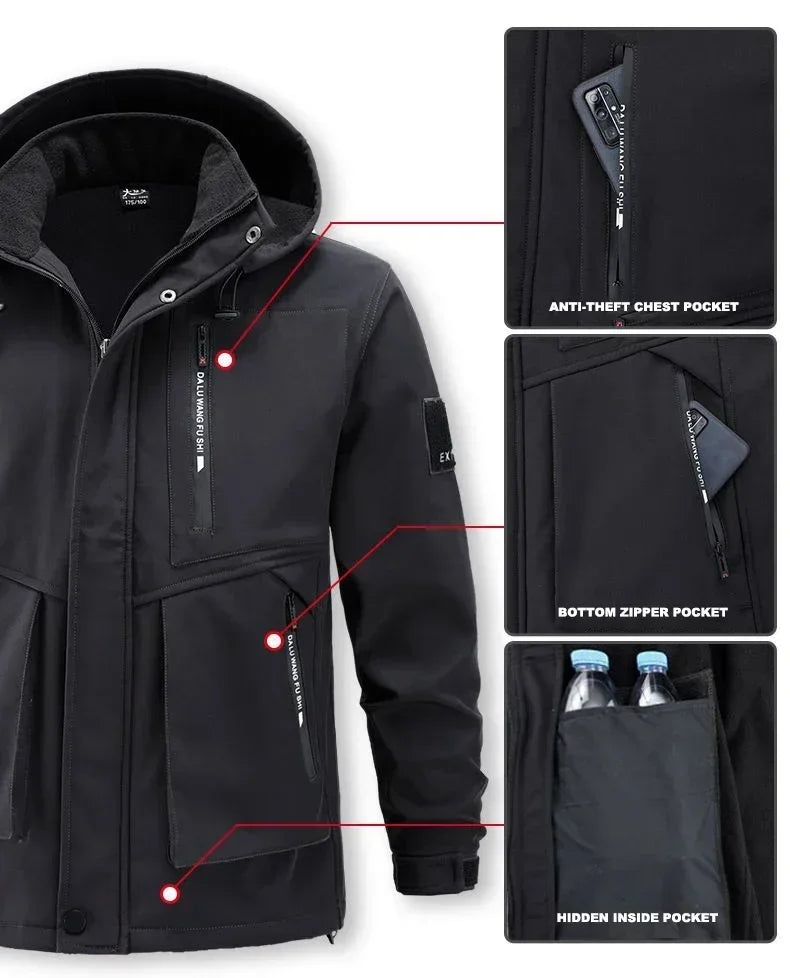 Winter Padded Outdoor Hiking Suit