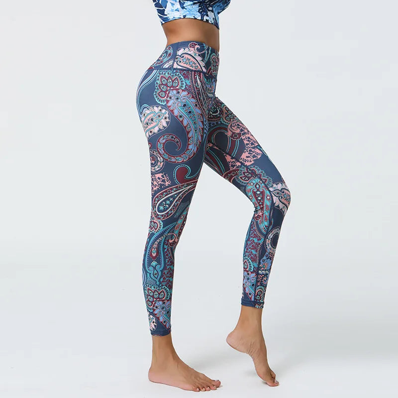 1PC Leggings Sport Women Fitness Seamless Print Yoga Pants Leggings for Fitness Running Sports Pants Fitness Slim Gym Leggings