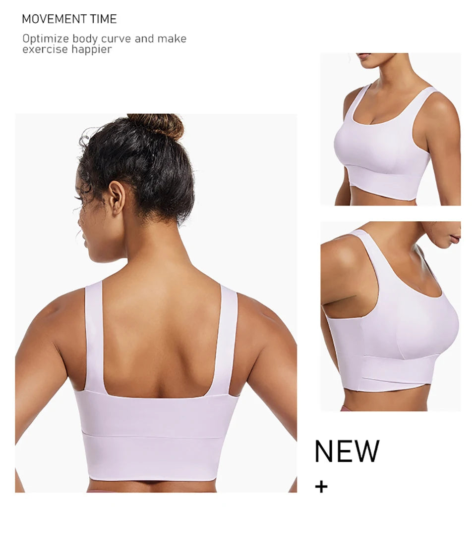 High Impact Sports Bras for Women High Support Padded Sports Bra Workout Fitness Crop Top for Women Racerback Bra for Yoga