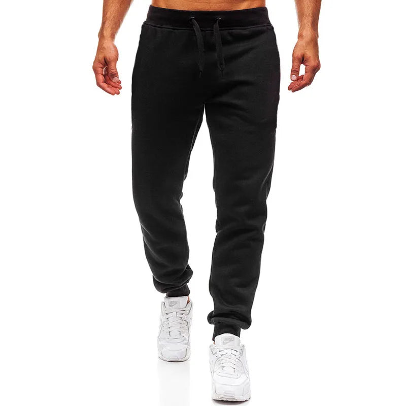 2025 Men's joggers, casual trousers, men's sportswear, trousers, shorts, tight trousers, black gym pants, running trousers