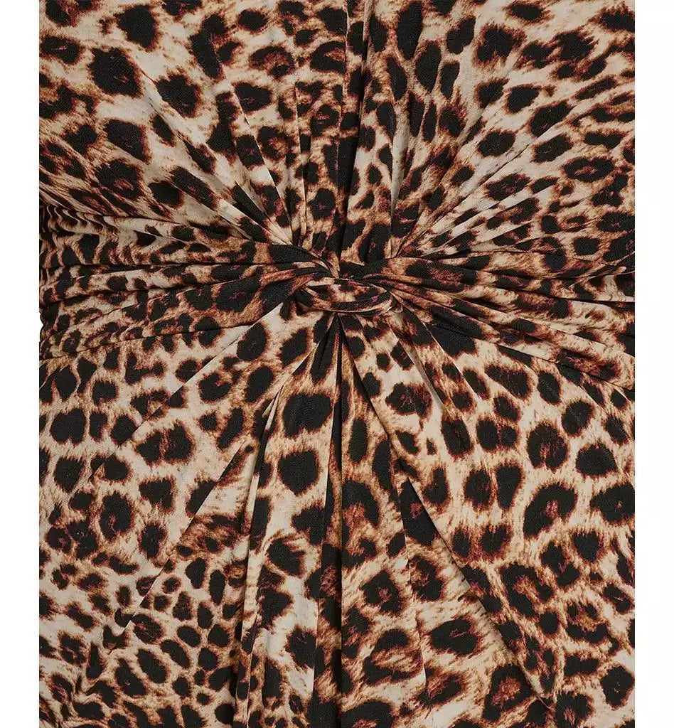 Plus Size Animal Print Jumpsuit