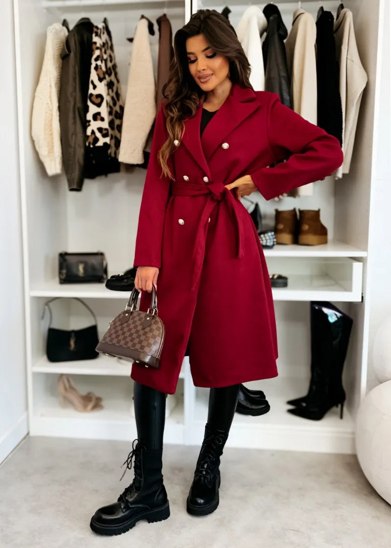 Vintage Double Breasted Wool Trench