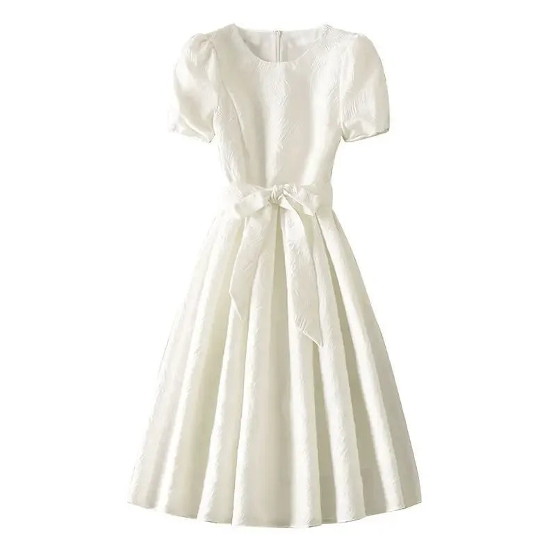 A-Line Bow Detail Party Dress