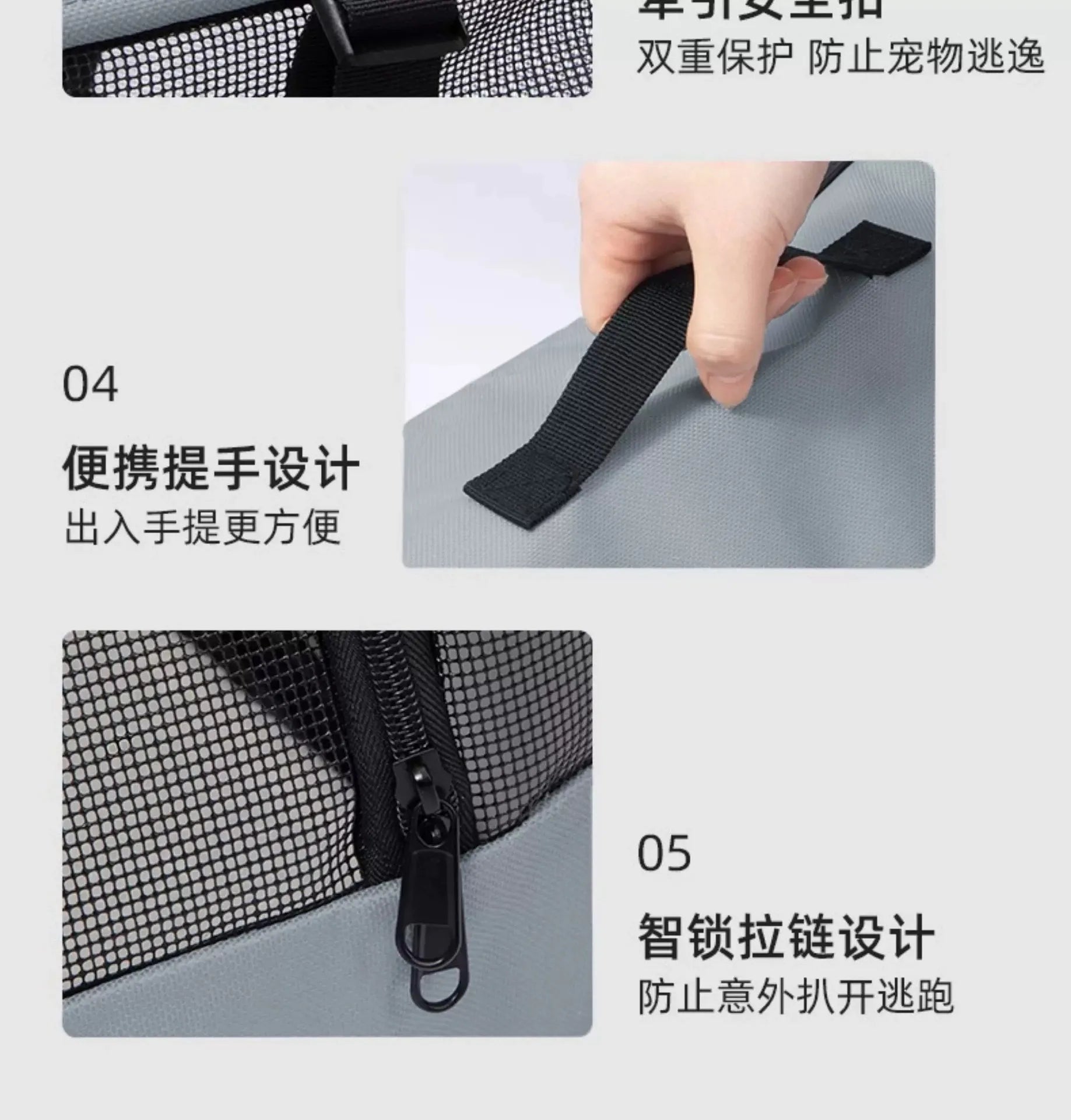 Pet Car Portable Dog Kennel Foldable Scratch Resistant Breathable Cat Bag for Outdoor Use Pet Cat Backpack Carrier