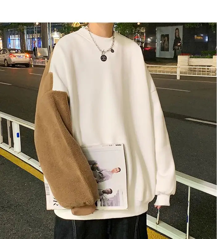 Winter Pullover Sweater Women Tops Bear Boho Casual Pocket Long Sleeve Pull Female Solid Warm Sweaters Pullovers
