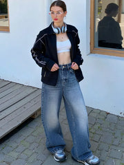 Baggy Straight Denim Street Jeans