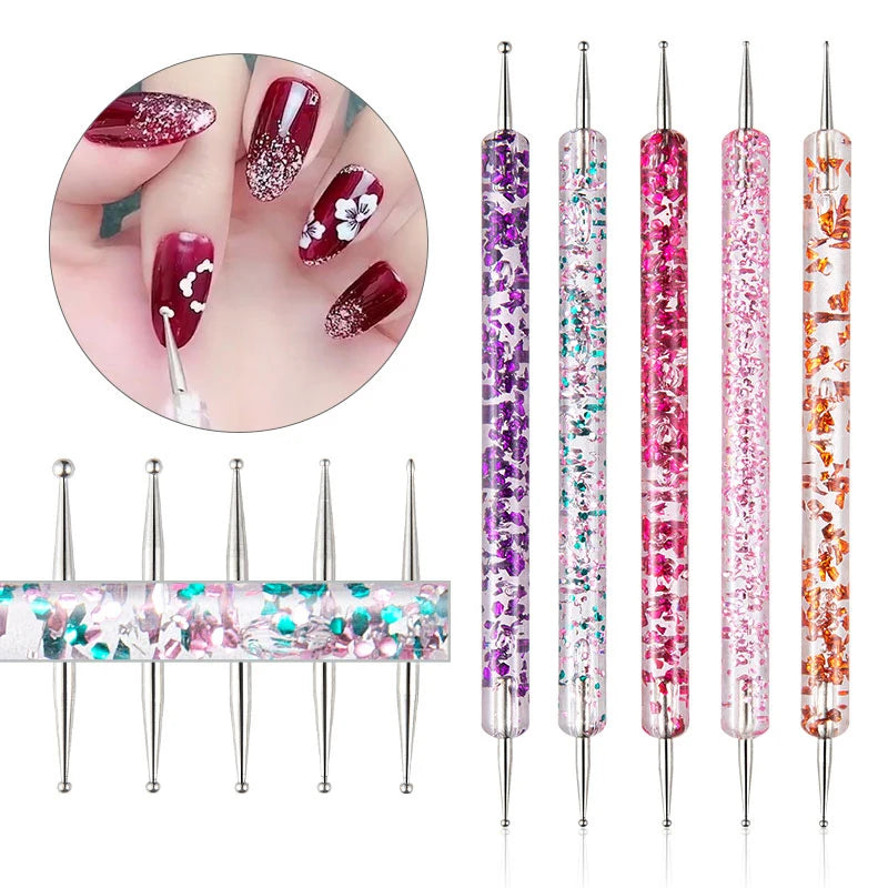 Nail Art Brushes Nail Art Tool Set Nail Dotting Tools Nail Dust Brush Striping Long Lines Nail Drawing Pen Nail Design