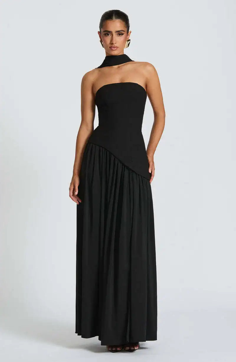 Chiffon Lace Ethereal Evening Gown