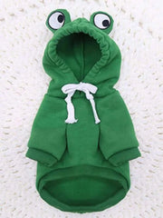 Cute Green Frog Pet Sweater