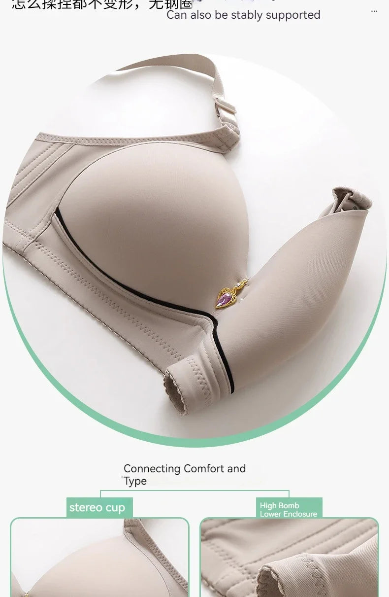 Teenage Girls Sports Bras Without Underwire  Comfortable  Breathable  With Non-magnetic Thin Cups  Suitable For All Seasons