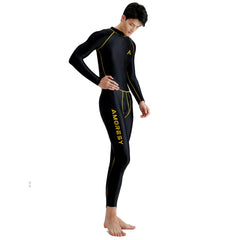 AMORESY Men's Tracksuits Sets Tops Leggings Shiny Glossy Sports Fitness Running Overall Catsuits All-purpose Jumpsuits