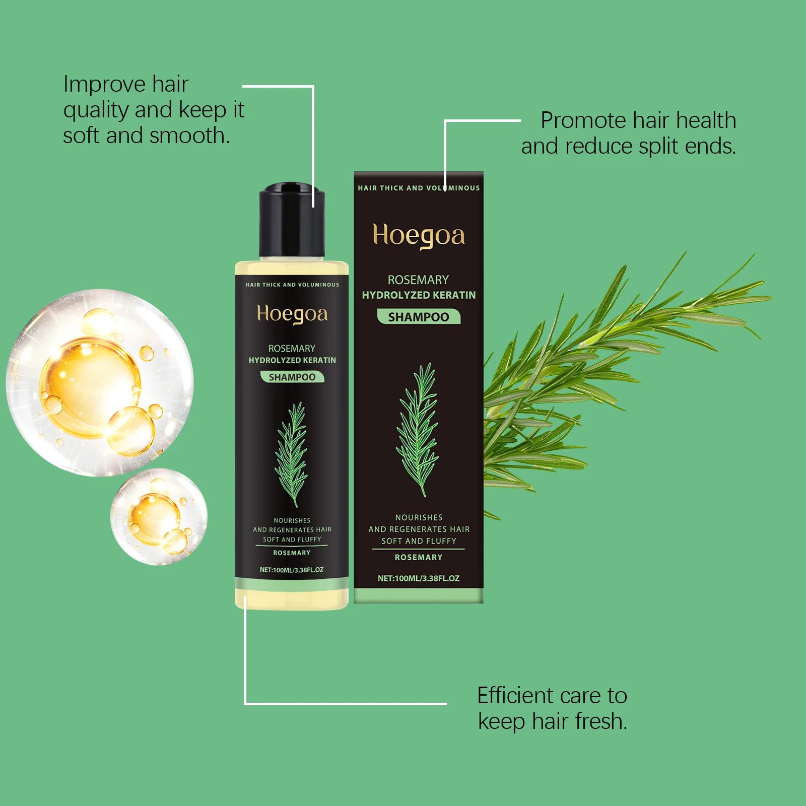 Rosemary Volumizing Repair Hair Shampoo