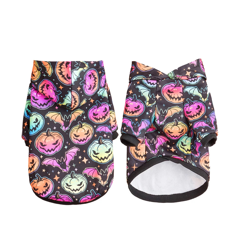 Halloween Print Pet Hoodie Sweatshirt