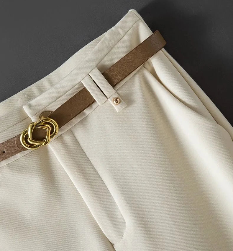Fluid Wide Leg Office Slacks