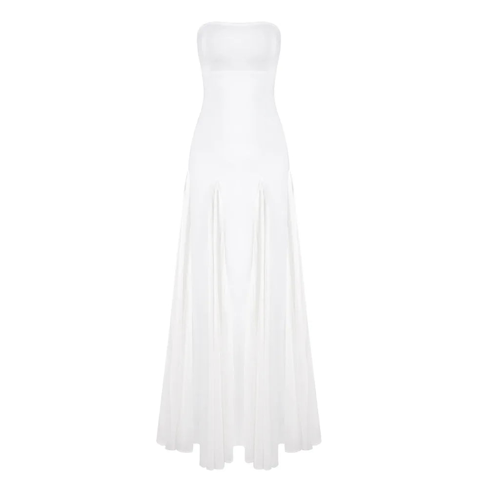 Elegant Backless Sleeveless Evening Gown