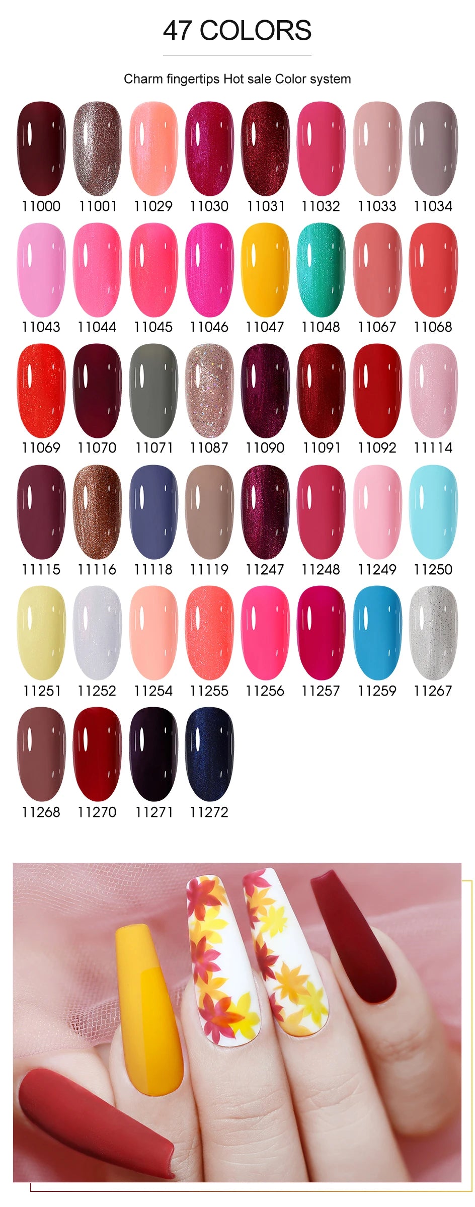 NAILCO 2025 Hot 15ML Gel Nail Polish Nails Semi-permanent UV Varnish High Quality Glass Bottle Nail Art Polish For Manicure