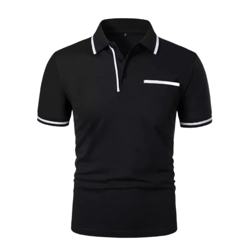 Slim Breathable Summer Pocket Polo