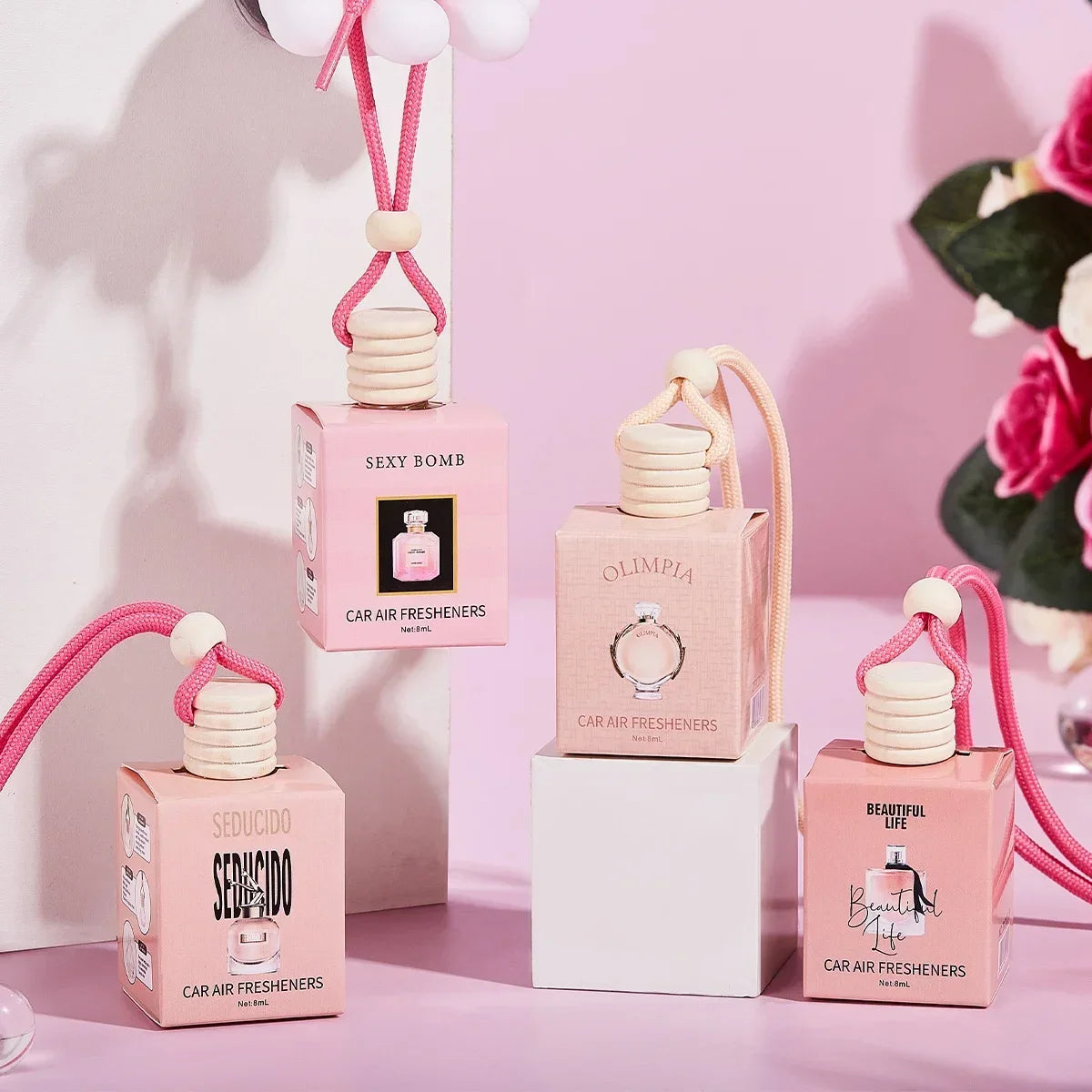 Perfume Bottle Car Perfume, Long-term Car Air Freshener, Car Perfume Used for Car Interior Accessories, Keep Charming and Fresh