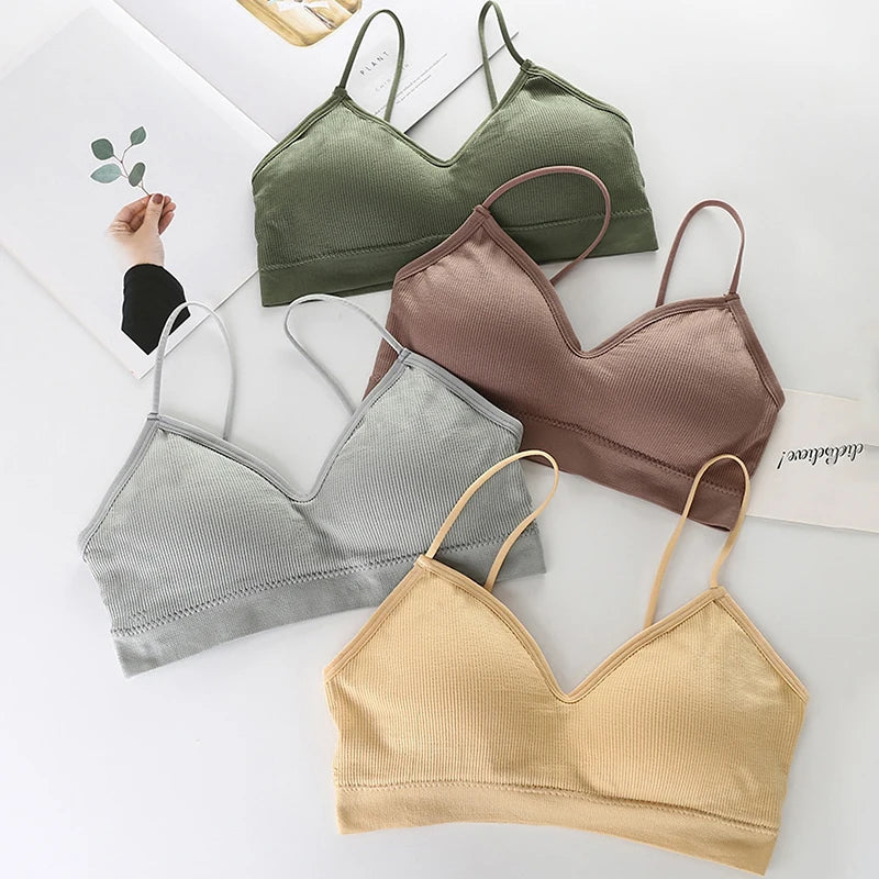 Women Sports Bras Fast Dry Elastic Padded Gym Running Skeep Bra Solid Color Fitness Yoga Sport Breathable Tops