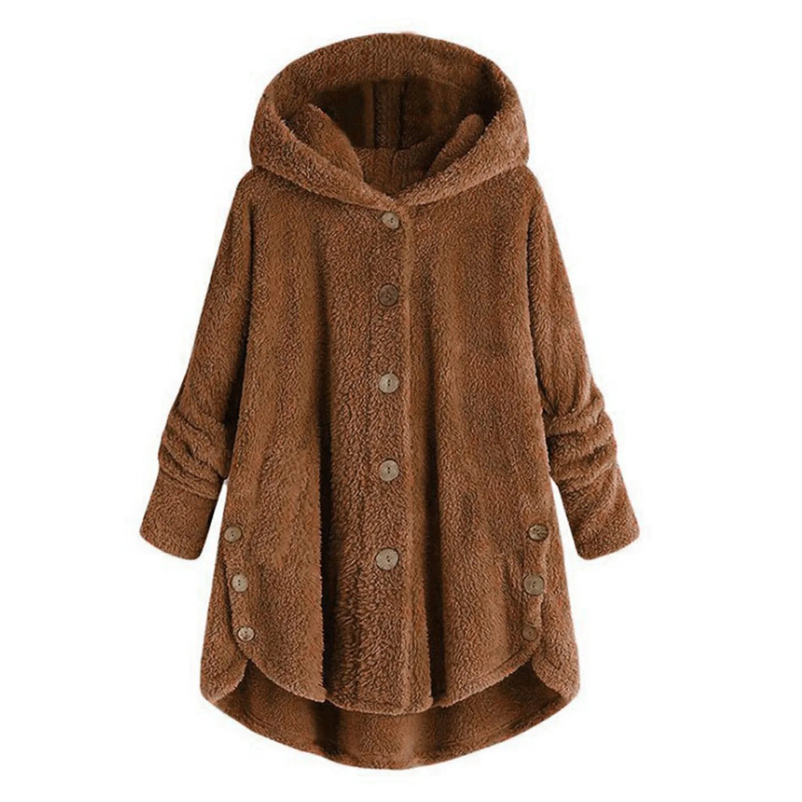 Plush Wool Blend Winter Coat