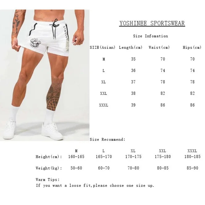 Slim Fit Quick Dry Gym Shorts