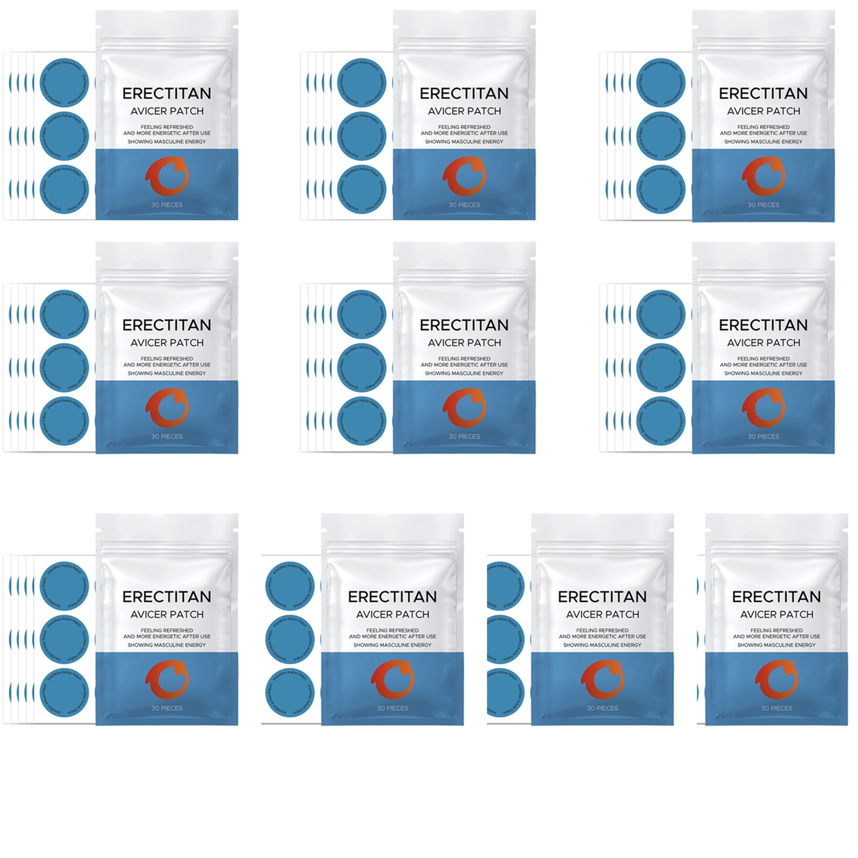 Men's Daily Skin Care Patch - All-in-One Gentle & Mild Formula, External Use for Full Body,Nourishes & Sustains Comfortable Skin