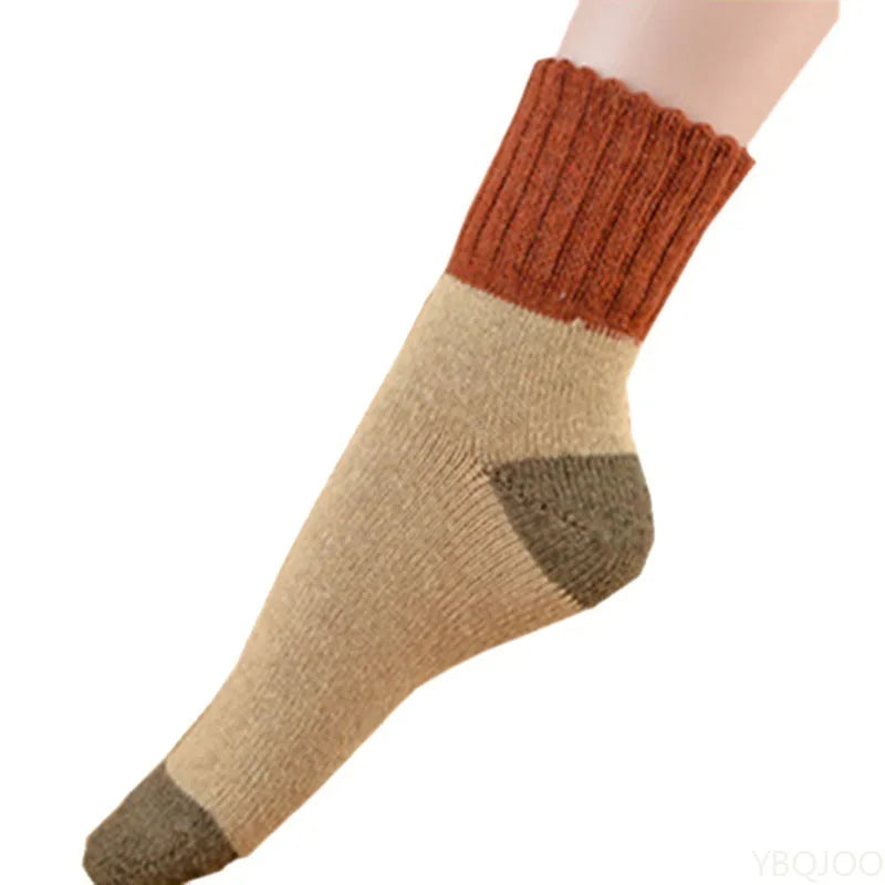 Cozy Patchwork Winter Sock Set