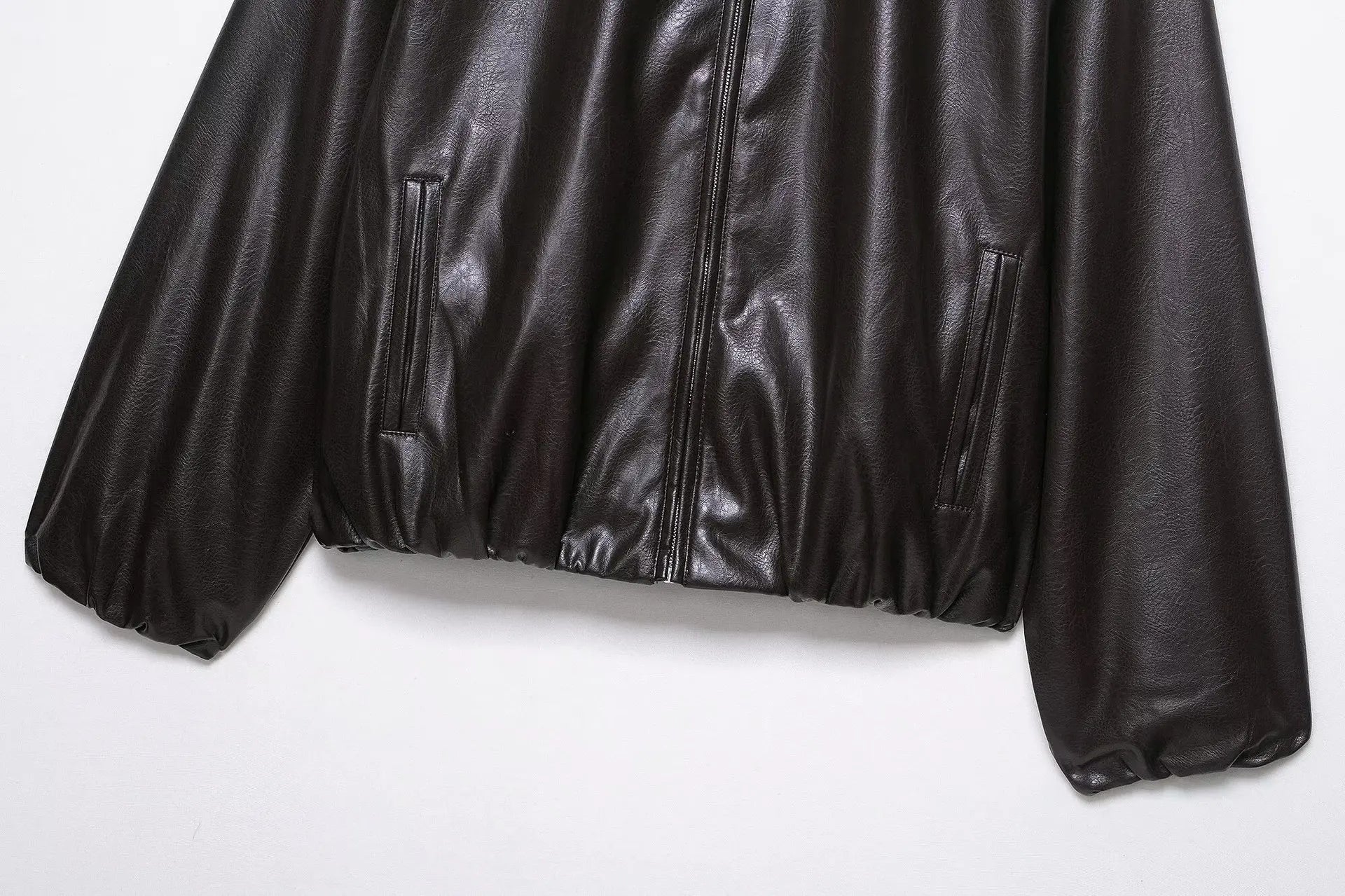 Faux Leather High Street Jacket