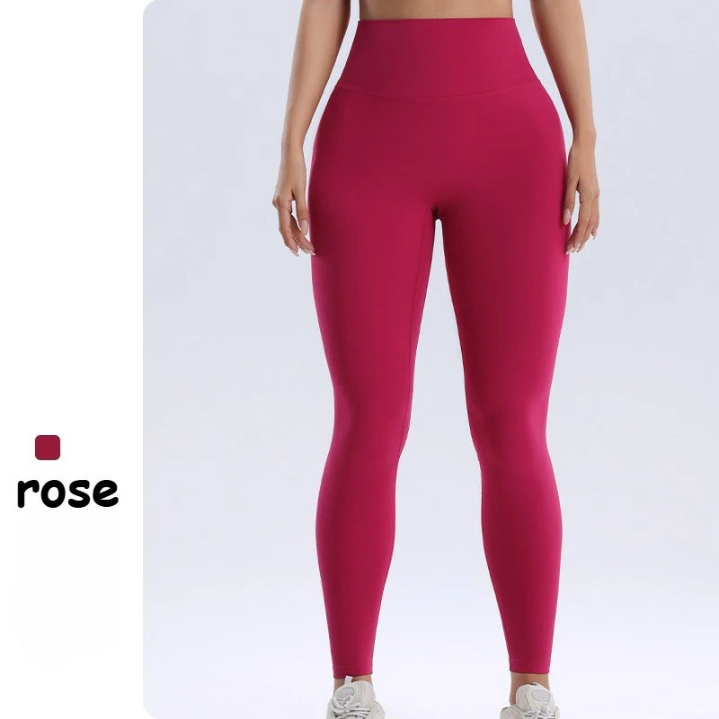 Yoga Leggings for Fitness Legging Sport Femme Slim Fit Pants Female Buttery Soft High Waist Leggins Push Up Gym Tights Women