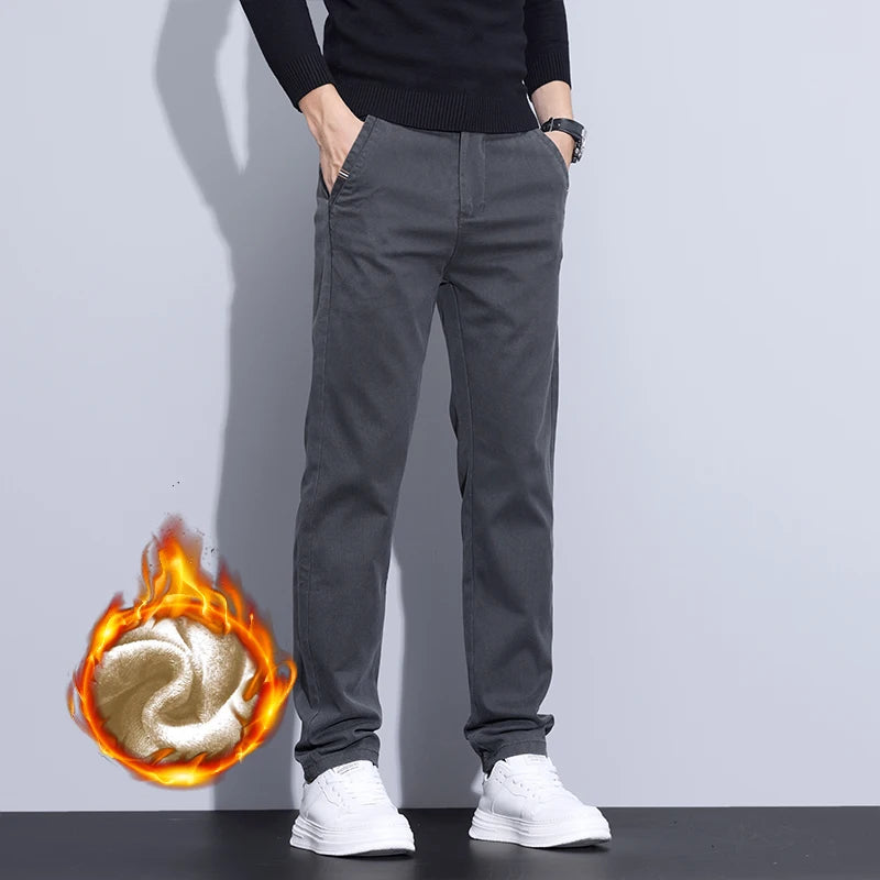 Winter Fleece Smart Casual Trousers