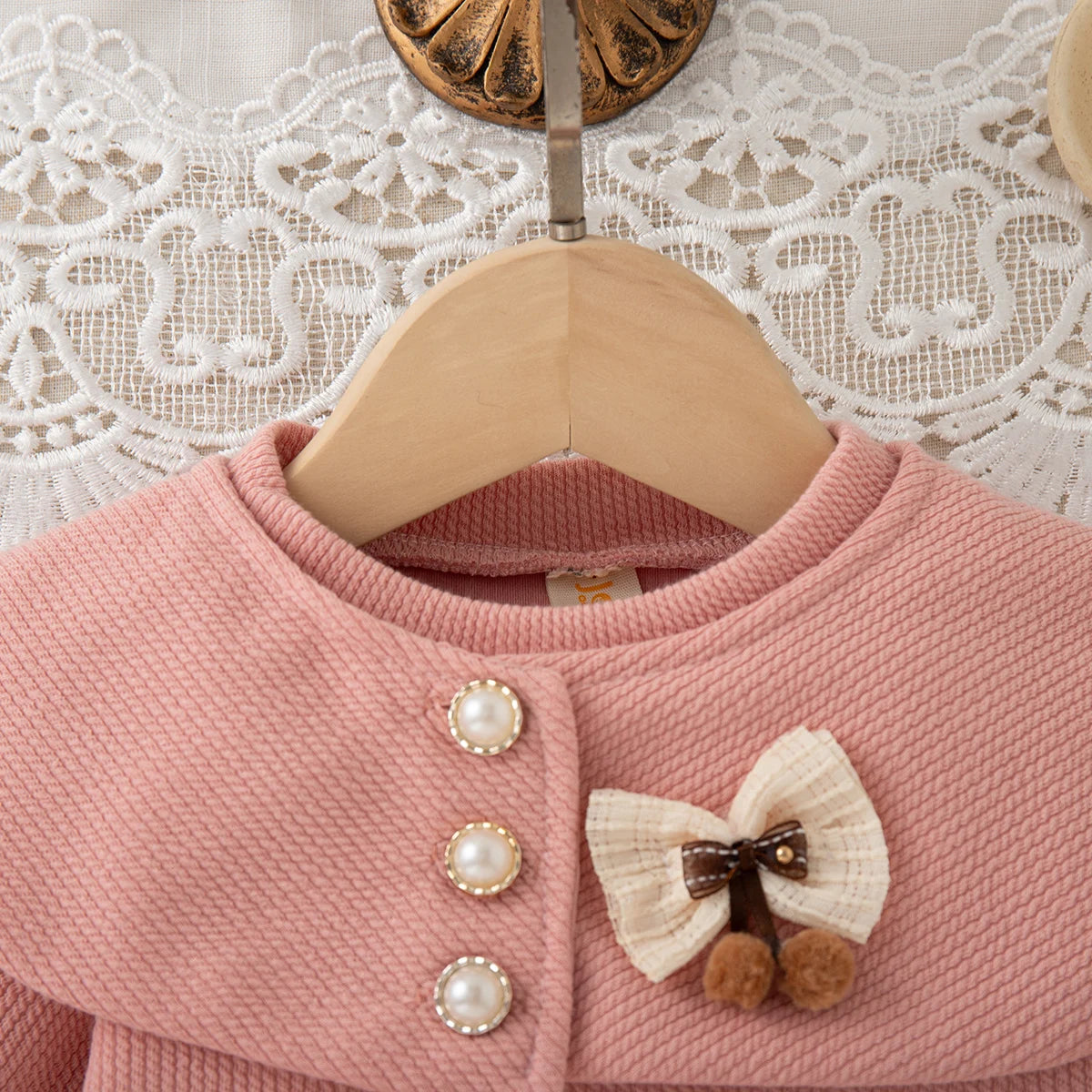 Bow Tulle Flower Baby Dress