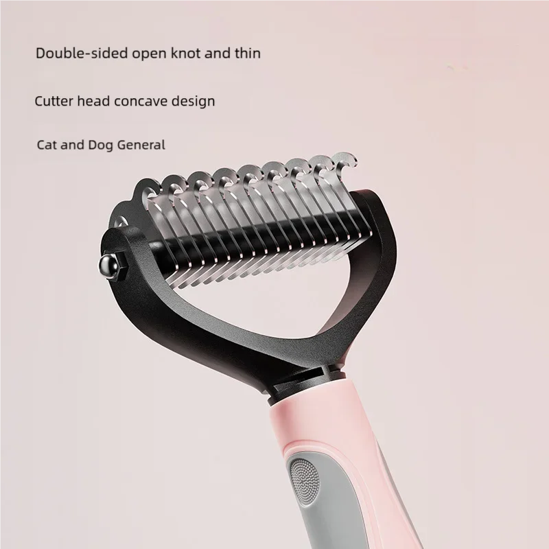 Dog Brush Pet Dog Hair Remover Cat Comb Grooming And Care Brush For Matted Long Hair and Short Hair Curly Dog Supplies Pet Items