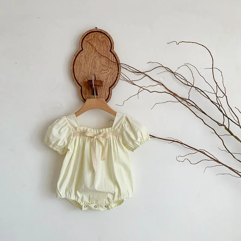 Floral Summer Baby Girl Romper